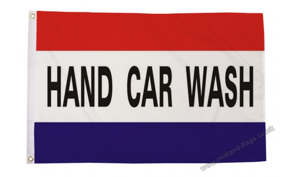 Hand Car Wash Flag